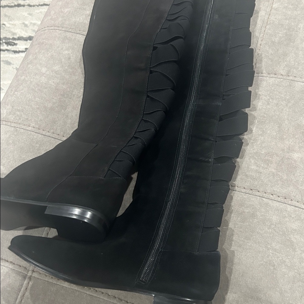New Nine West eltynn over knee suede boots - Picture 10 of 11